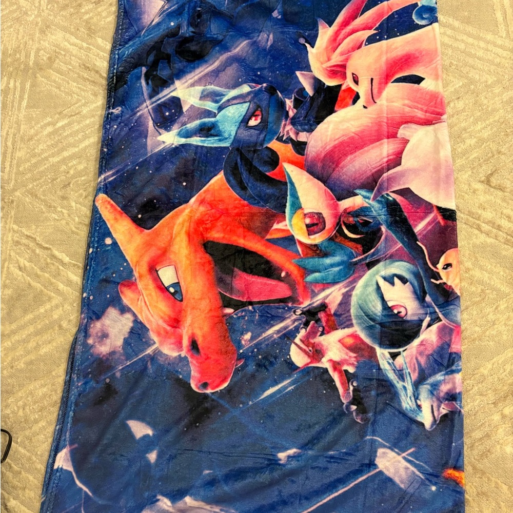 Pokemon Characters Throw Blanket